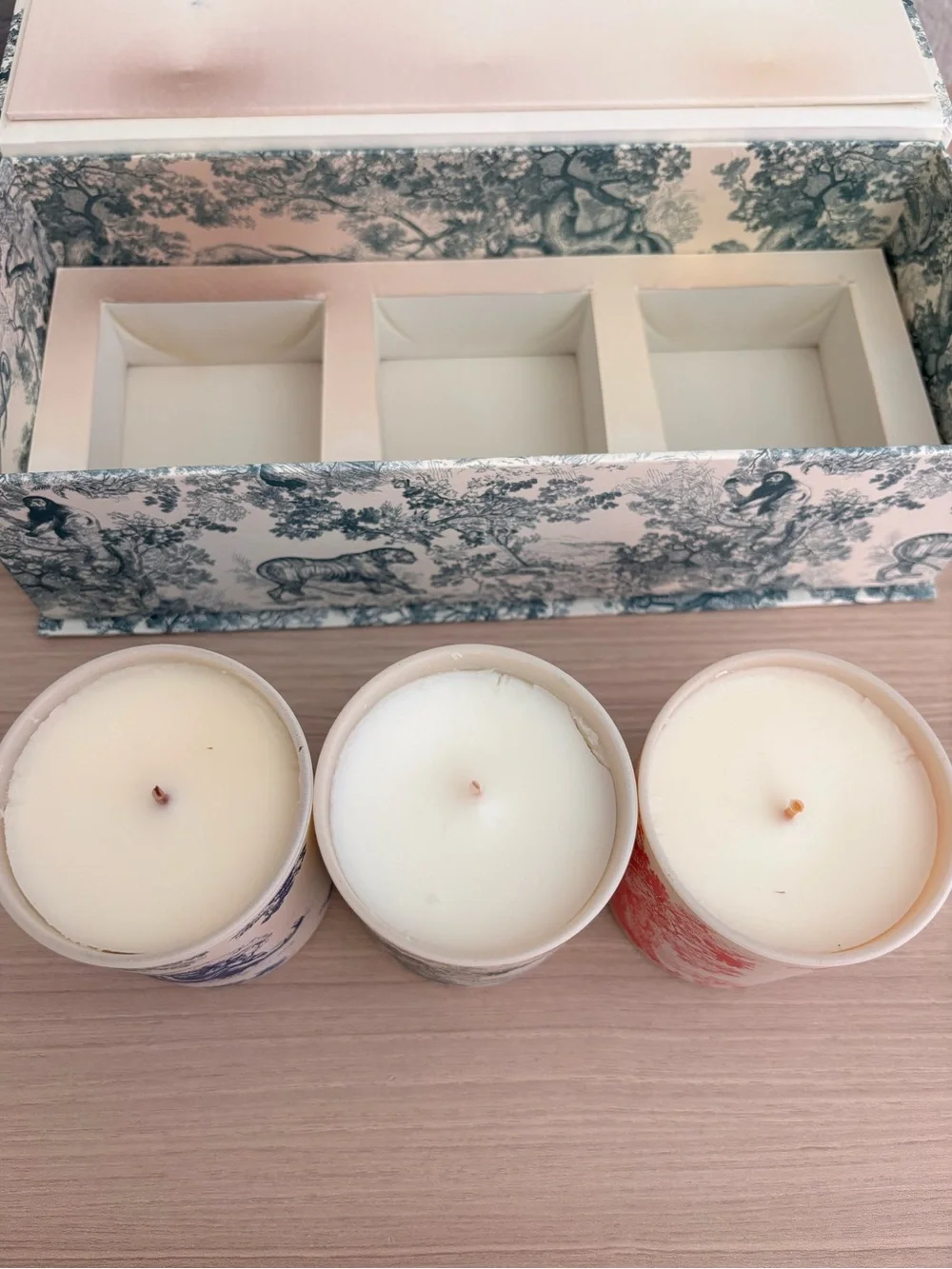 Dior Toile de Jouy Scented Candle Set of 3